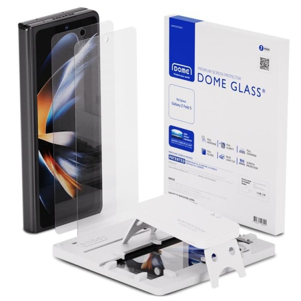 [2-Pack] Whitestone Galaxy Z Fold 5 skærmbeskytterkuppel af hærdet glas