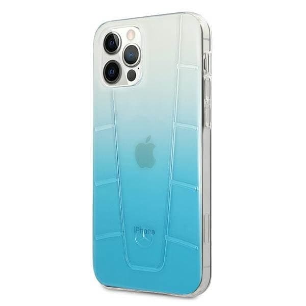 Mercedes Case skal Transparent Line iPhone 12 Pro Max skal Blå Blå