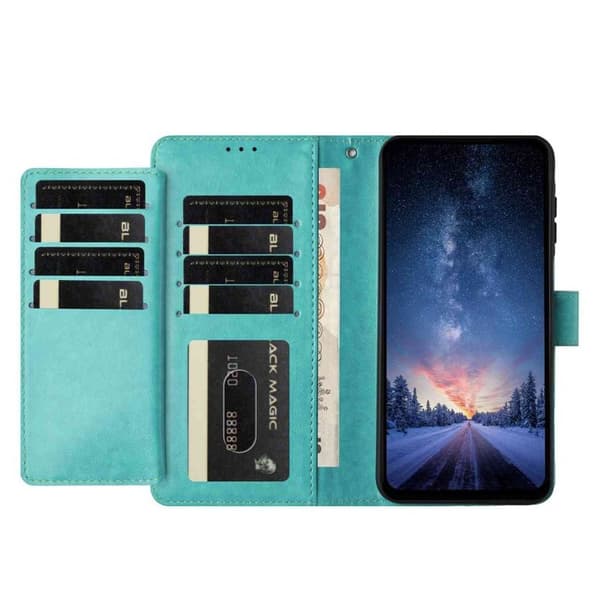 Oppo Find X9 Pro 5G Plånboksfodral Konstläder Grön