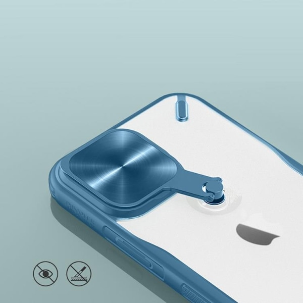 Nillkin Cyclops Foldable Kickstand Skal iPhone 13 Pro Max - Svart Svart
