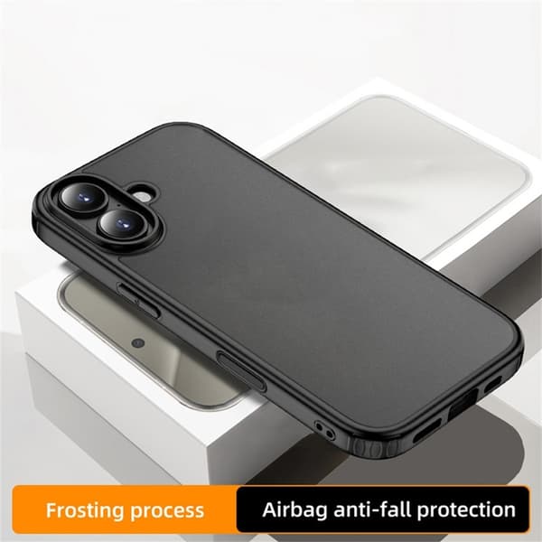 Mobilskal till iPhone 17 Airbag Anti Drop TPU Matte - Grå Grå