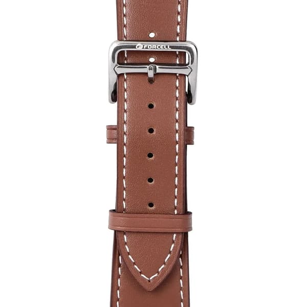 Forcell Apple Watch 38/40/41mm Armband Eco Läder - Brun Brun