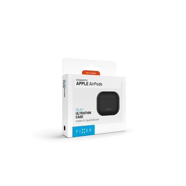 FIXED Silky Silikonofdral för Apple AirPods Pro 3 Svart