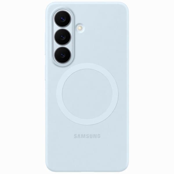 SAMSUNG Mobilskal För Galaxy S26 MagSafe Silikon Magnet - Ljusblå Blå