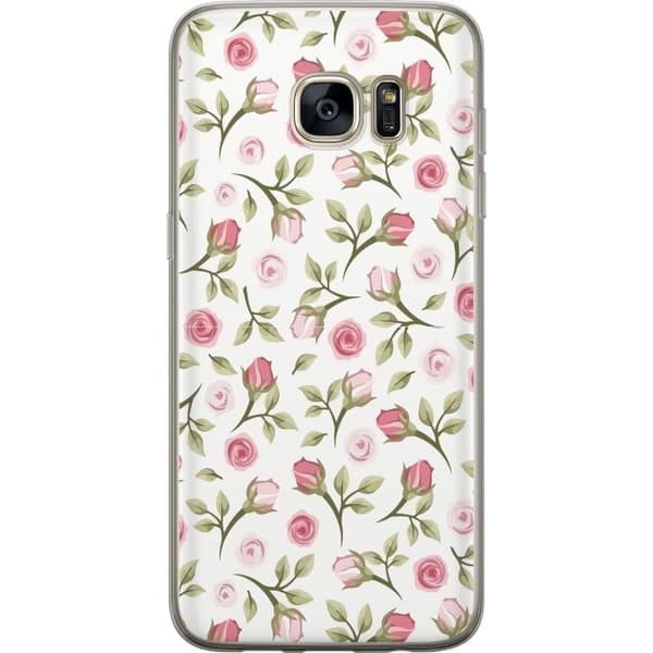 Mobilcover til Samsung Galaxy S7 edge med Blomstret