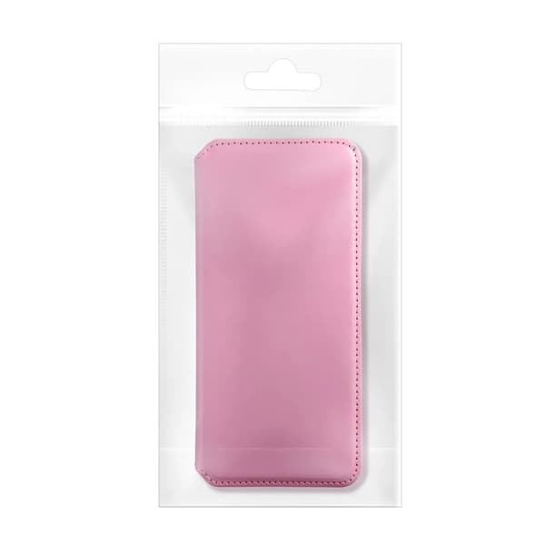 iPhone 15 Plus Pung Taske Dobbelt Lomme - Lyserød Rosa