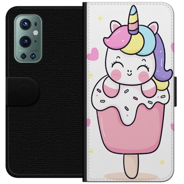 Pungcover til OnePlus 9 Pro med Glad enhjørning