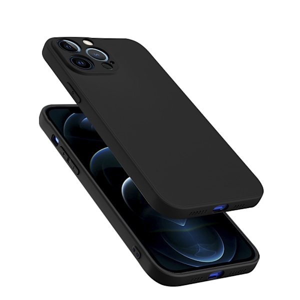 Tunt Mjukt Skal iPhone 13 Pro - Svart Svart