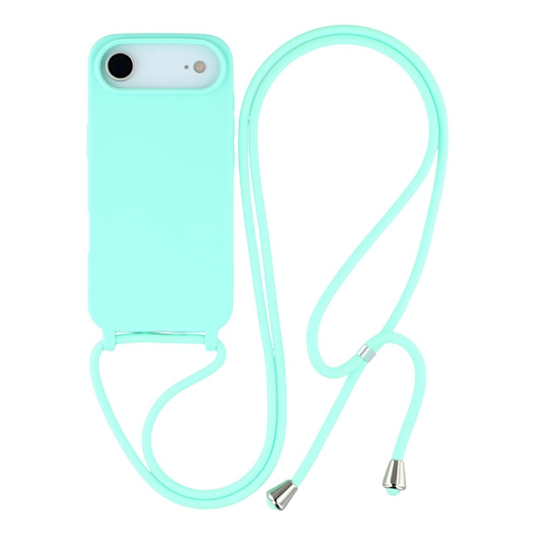 Mobilskal till iPhone Air TPU Shockproof med Lanyard - Mintgrön Grön