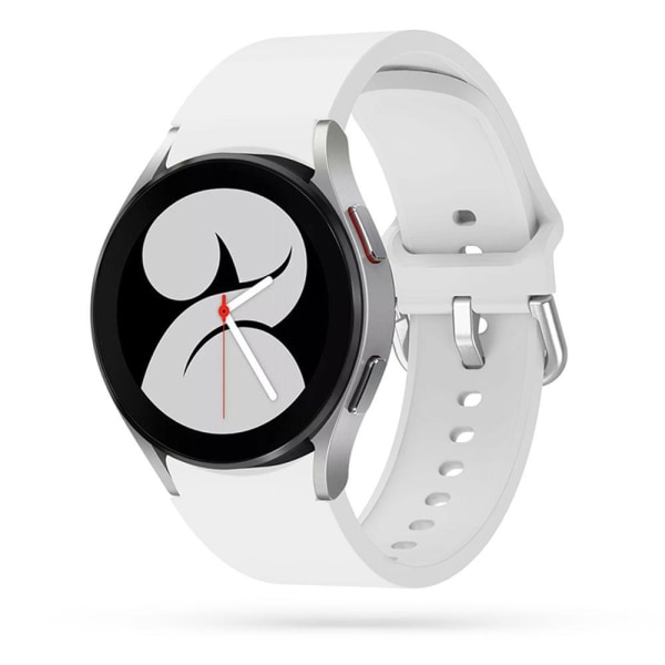 IconBand Silikoniranneke Samsung Galaxy Watch 6:lle (40mm) - Valkoinen