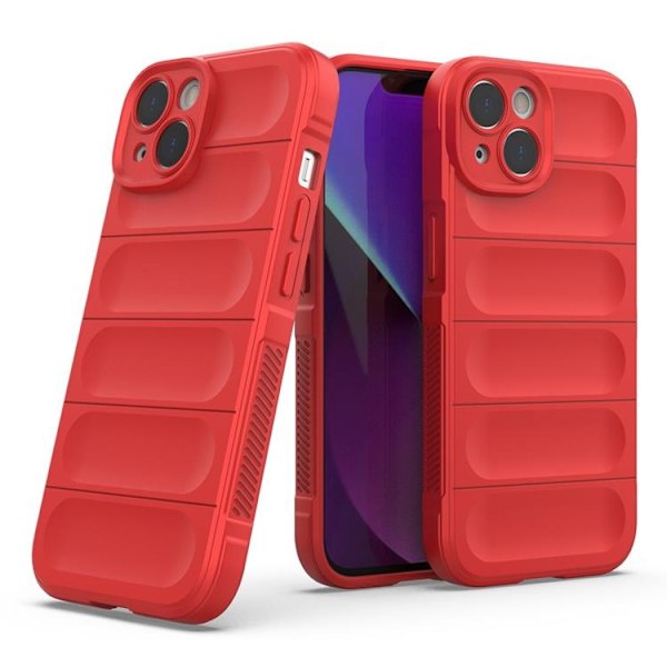 iPhone 14 Plus -kuori Magic Shield Flexible Armored - Punainen Röd
