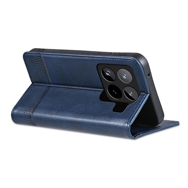 AZNS Xiaomi 15 Pro Plånboksfodral Konstläder - Blå
