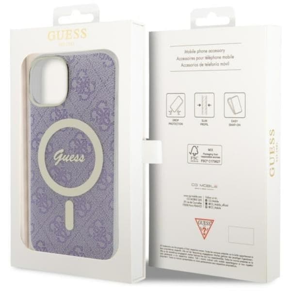 Guess Mobilskal till iPhone 14 Plus MagSafe - Lila Lila