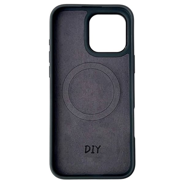 Mobilskal till iPhone 15 Pro Max MagSafe Lens Kickstand E-Ink Customized NFC Svart