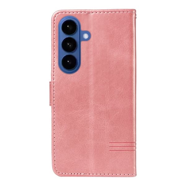 T-Shape Samsung Galaxy S26 / S26 Pro Plånboksfodral Konstläder - Roséguld