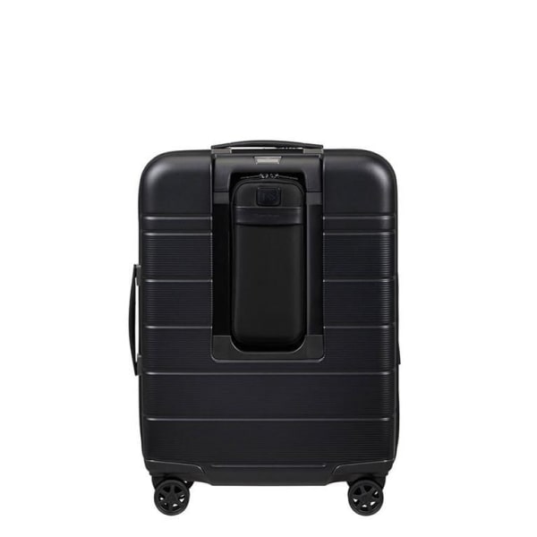 Samsonite Suitcase Spinner Slide Out Pouch 55cm - musta