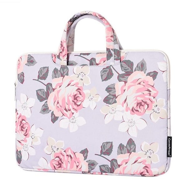 CANVASARTISAN Datorfodral 15" Floral - Blå