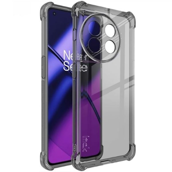 IMAK OnePlus 11 Mobilskal Soft TPU Anti-Scratch - Sort Black