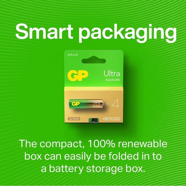 GP Batteri Ultra Alkaline D LR20 2-Pakke