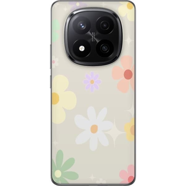 Mobilskal till Xiaomi Redmi Note 14 Pro+ med fejdande blommor