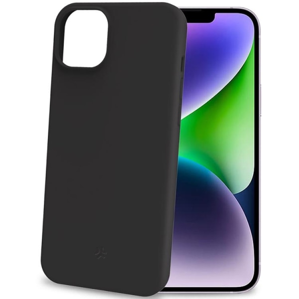 Celly iPhone 15 Plus Mobilskal Planet Soft TPU - Svart Svart