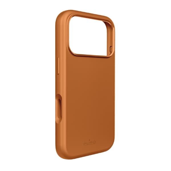 Puro Mobilskal till iPhone 17 Pro Magsafe Liquid Silikon - Orange Orange