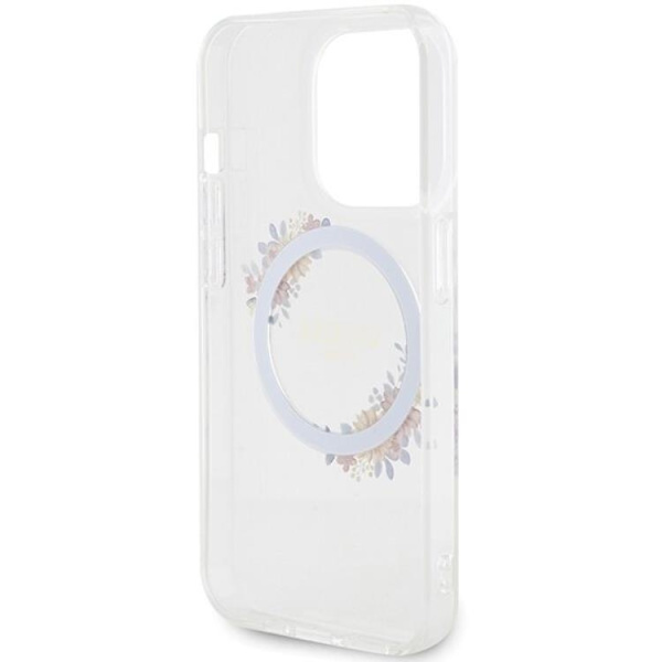Guess iPhone 15 Pro Max Mobilskal Magsafe IML Flowers Wreatch