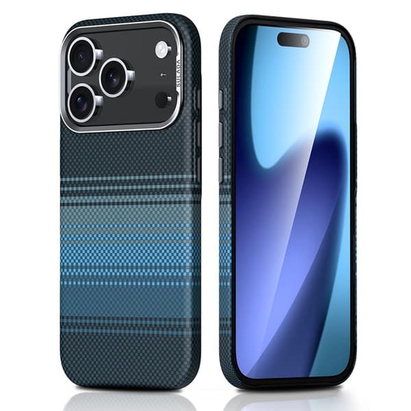 SULADA Mobilskal till iPhone 17 Pro Max Hård PC Anti-Scratch Sunrise Blue