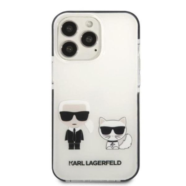 Karl Lagerfeld iPhone 13 Pro Case Karl & Choupette - Hvid