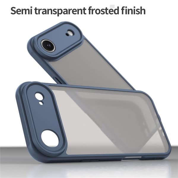Mobilskal till iPhone Air Frostade krockkuddar Drop Proof - Blå Blå