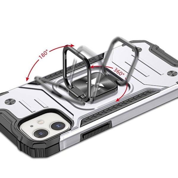 Wozinsky iPhone 14 Mobilcover Ringholder Armor - Sølv Silver