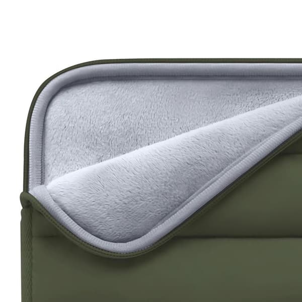 Tech-Protect Computertaske 13"-14" Fluffy - Armygrøn Grön