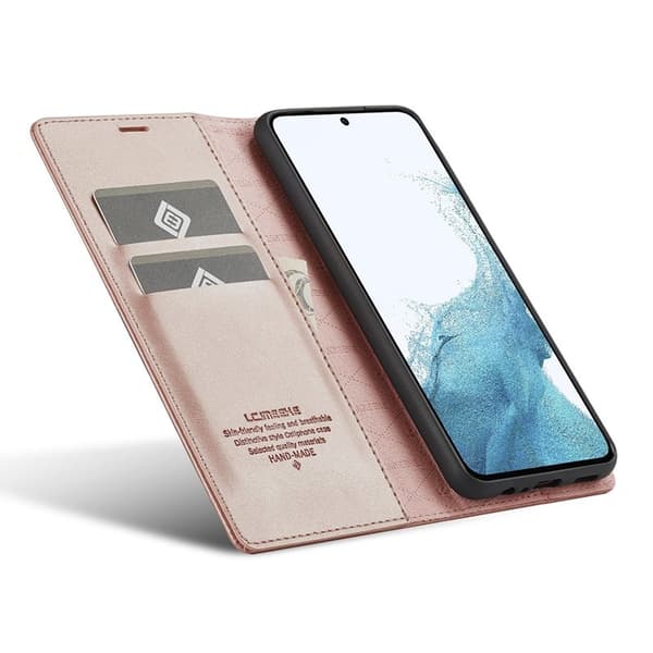 LC.IMEEKE Samsung Galaxy A17 Plånboksfodral Konstläder - Roséguld