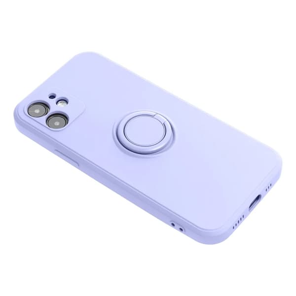 Telefontaske til Xiaomi Redmi 14C Silikone Ring - Lilla Lila