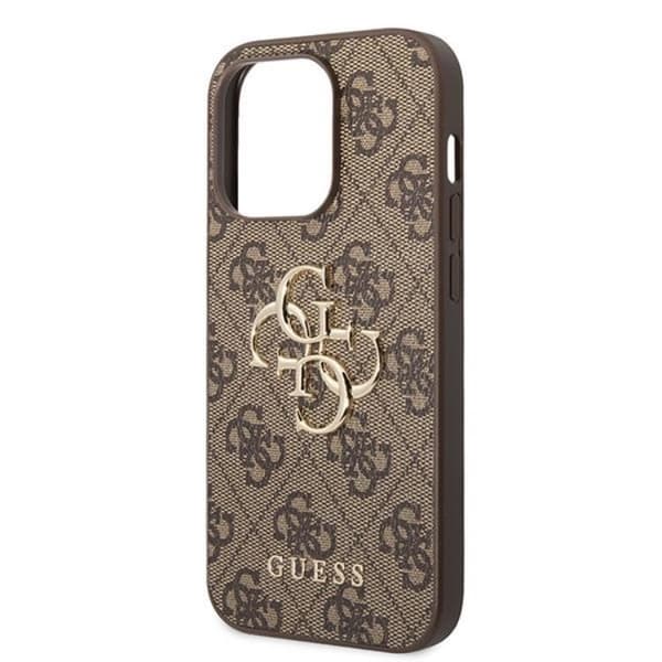 Guess iPhone 15 Pro Max Mobilskal Big Metall Logo - Brun Brun