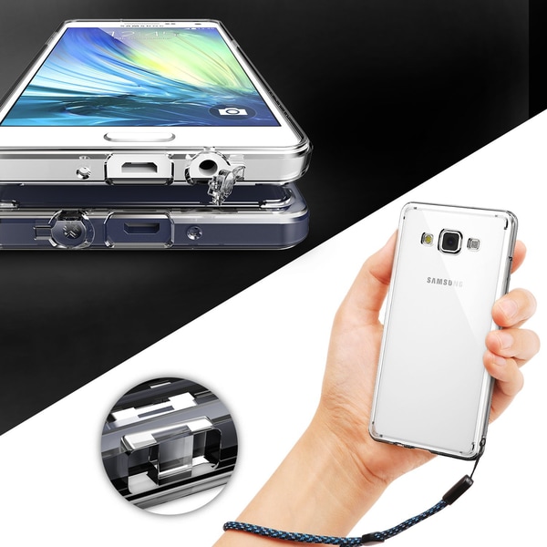 Ringke Fusion Skal till Samsung Galaxy A7 - Smoke Black