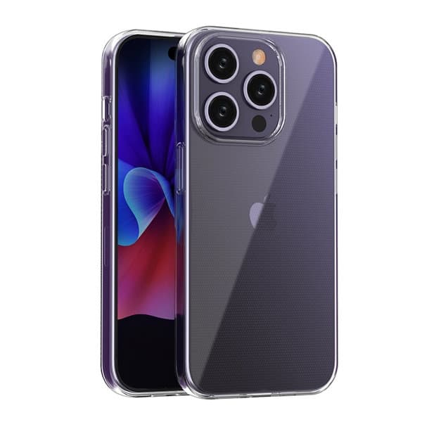 iPhone 15 Pro -puhelimen kuori Ultra Clear - läpinäkyvä Transparent