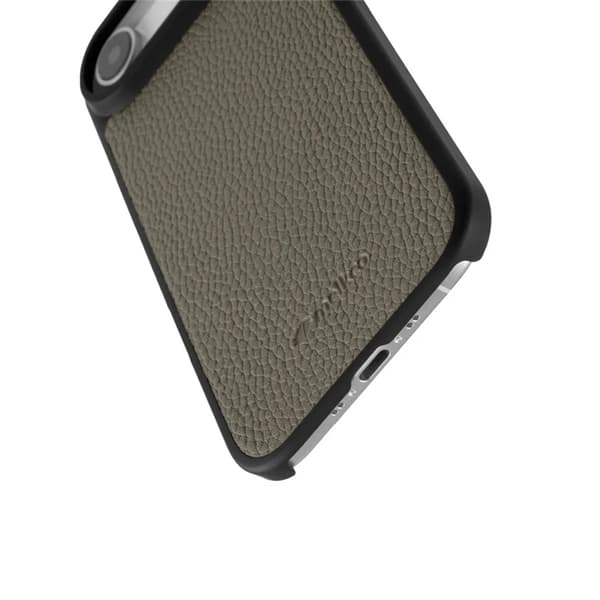MELKCO Mobilskal till iPhone Air Magsafe Äkta läder - Grå Grå
