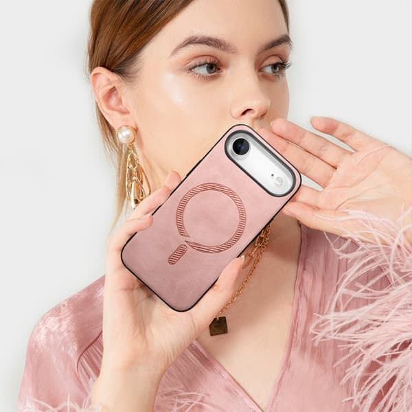 Mobilskal till iPhone Air MagSafe Skin-touch - Rosa Rosa