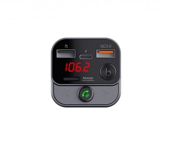FM MP3-Sändare Bluetooth 5.0 + USB-A/Typ C 30W ART FM-84B Svart