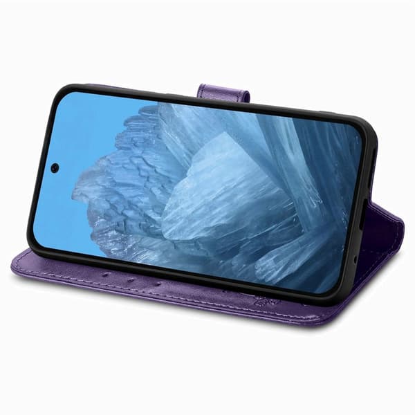 Plånboksfodral för Samsung Galaxy S26 Plus Konstläder - Lila