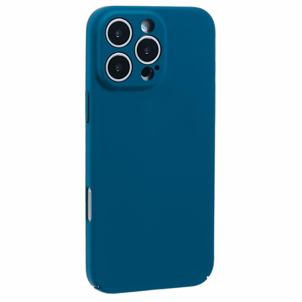 Mobilskal till iPhone 16 Pro Max Skin-Touch Rubberized PC - Blå Blå