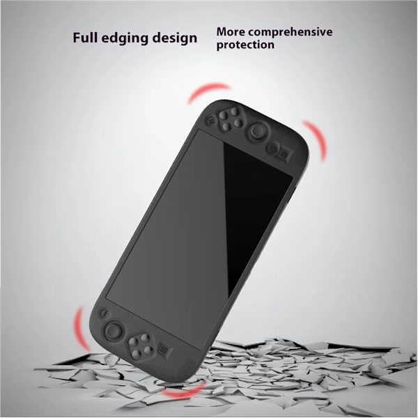 PGTECH Nintendo Switch 2 Mobilskal Silikon Kickstand - Svart
