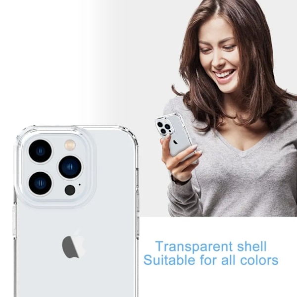 iPhone 14 Pro Mobilskal - Transparent