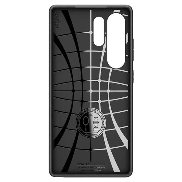 Spigen telefontaske til Galaxy S25 Ultra Liquid Air - Mat Sort Svart