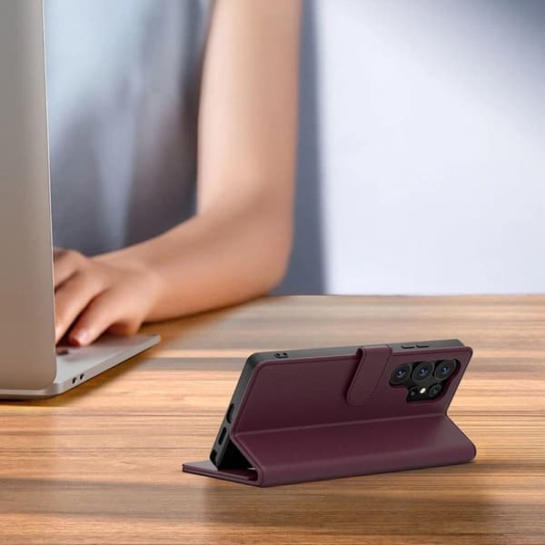 Tech-Protect Plånboksfodral För Galaxy A27 - Mulberry Lila