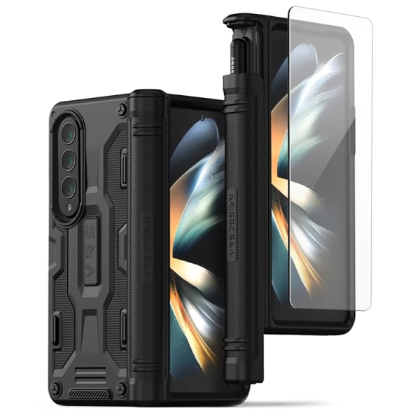 Galaxy Z Fold 4 Mobilskal VRS DESIGN Terra Guard Active S Svart