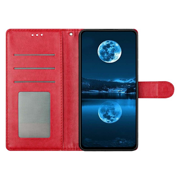 Samsung Galaxy S26 Plus Plånboksfodral Konstläder Ställfunktion - Rosa