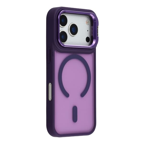 Mobilskal till iPhone 17 Pro MagSafe Lins Kickstand - Lila Lila