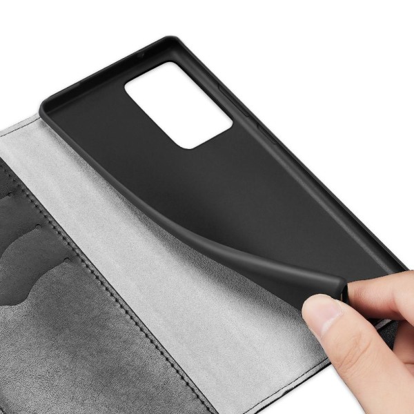 Dux Ducis Leather Fodral Till Samsung Galaxy Note 20 - Svart Svart